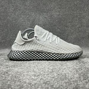 Adidas Deerupt B41754 Mens Size 10 Gray Clear Mint Athletic Running Shoes Used